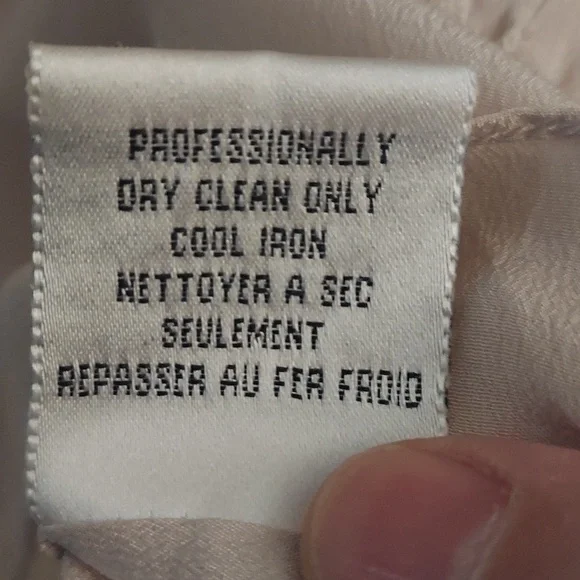 BARASCHI Silk Cream And Gray Dolman Sleeve Embroidered Eyelet Top - Picture 11 of 11